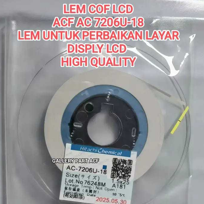 lem ic cof lcd - tv - monitor - led tv - lcd tv - lem perekat - lem acf ac - lem flexibel lcd tv