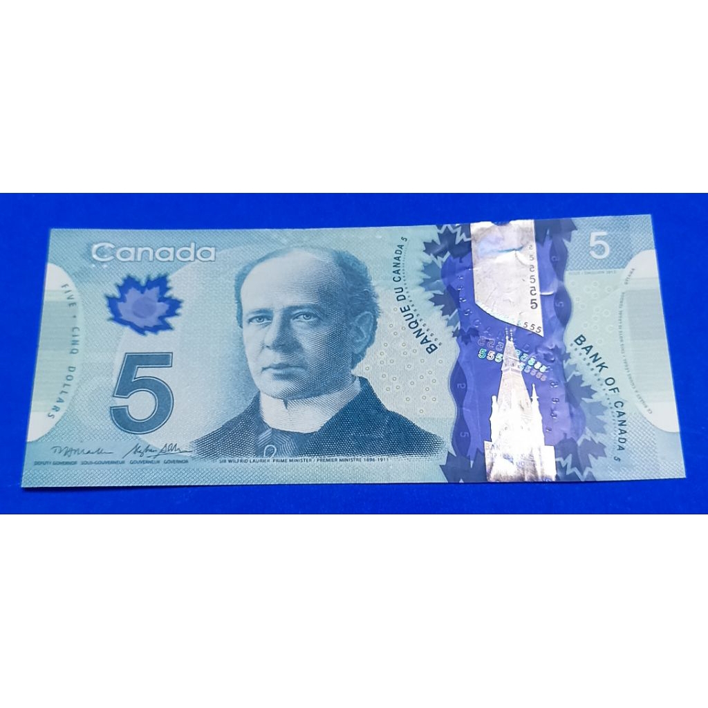 Uang asing Canada 5 Dollars