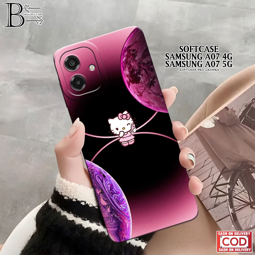 Case Samsung A07 5G 2026 Terbaru - Fashion Case Astronot - Casing Samsung A07 5G 2026 - Silikon Pro 