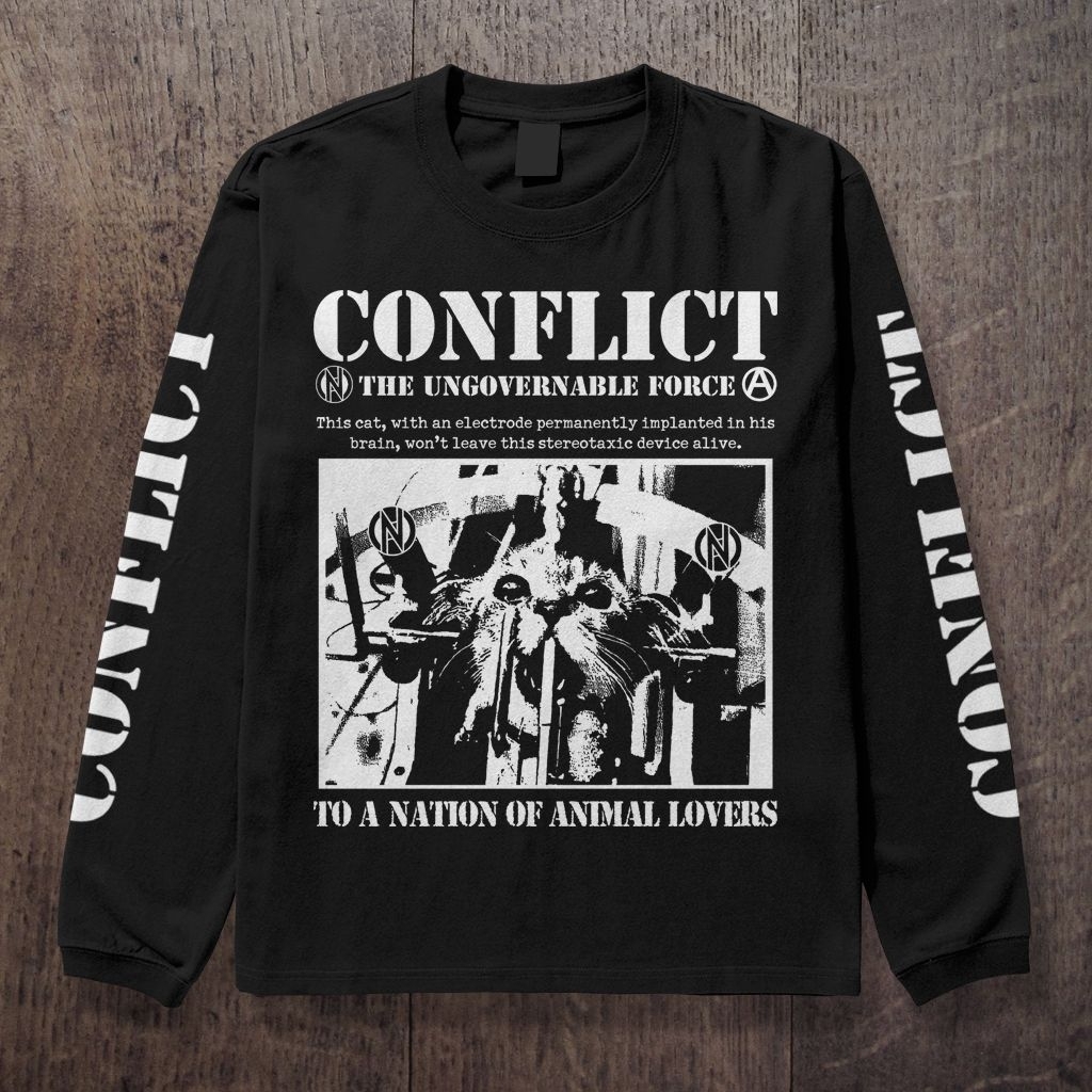 KAOS PUNK LENGAN PANJANG CONFLICT