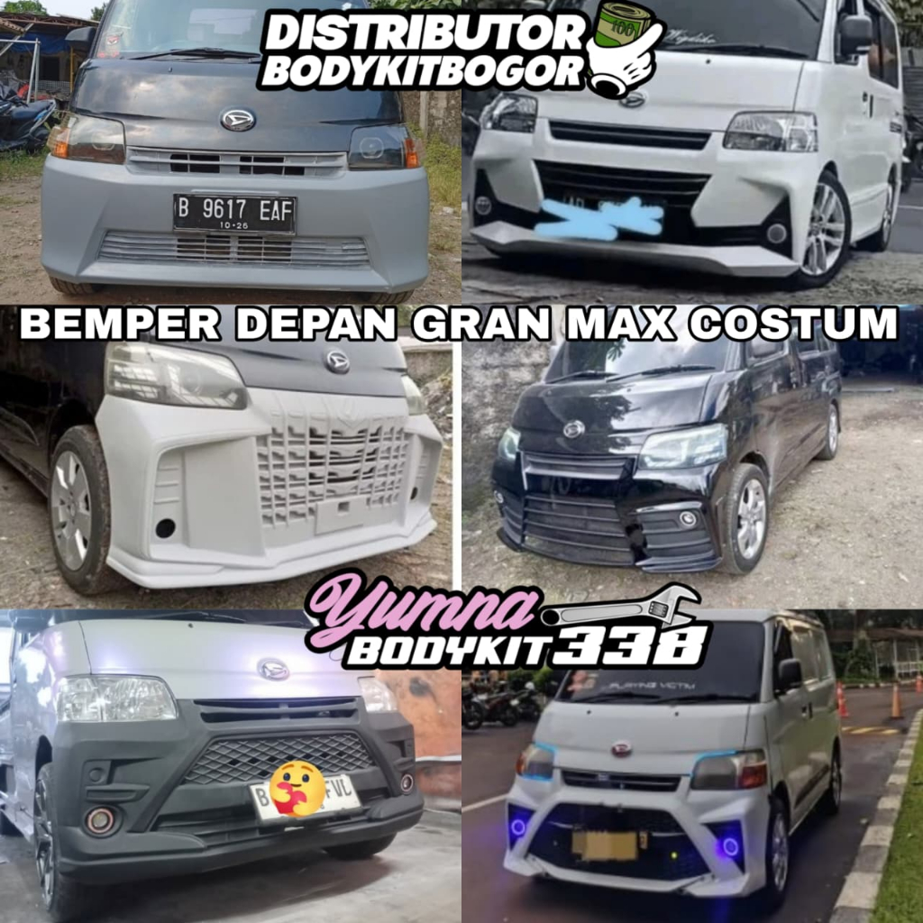 BUMPER DEPAN GRAN MAX COSTUM MODEL TOWN ACE AGYA AYLA LEXUS ALPHARD RAIZE AVANZA BEMPER GRANDMAX