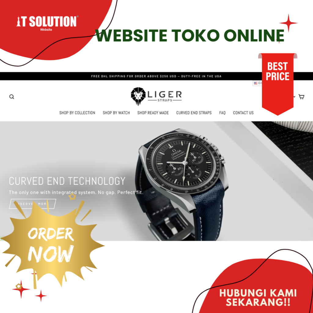 Website Toko Onlinr Elegan - Support Optimasi Jualan - Bergaransi