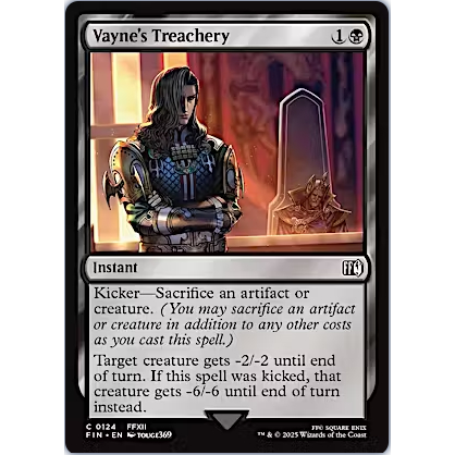 MTG Magic The Gathering Final Fantasy: Vayne's Treachery C 0124 FIN
