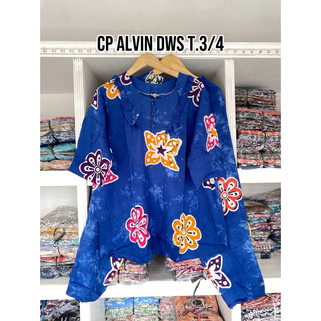 BATIK ALVIN | Setelan Celana Panjang Dewasa Tangan 3/4