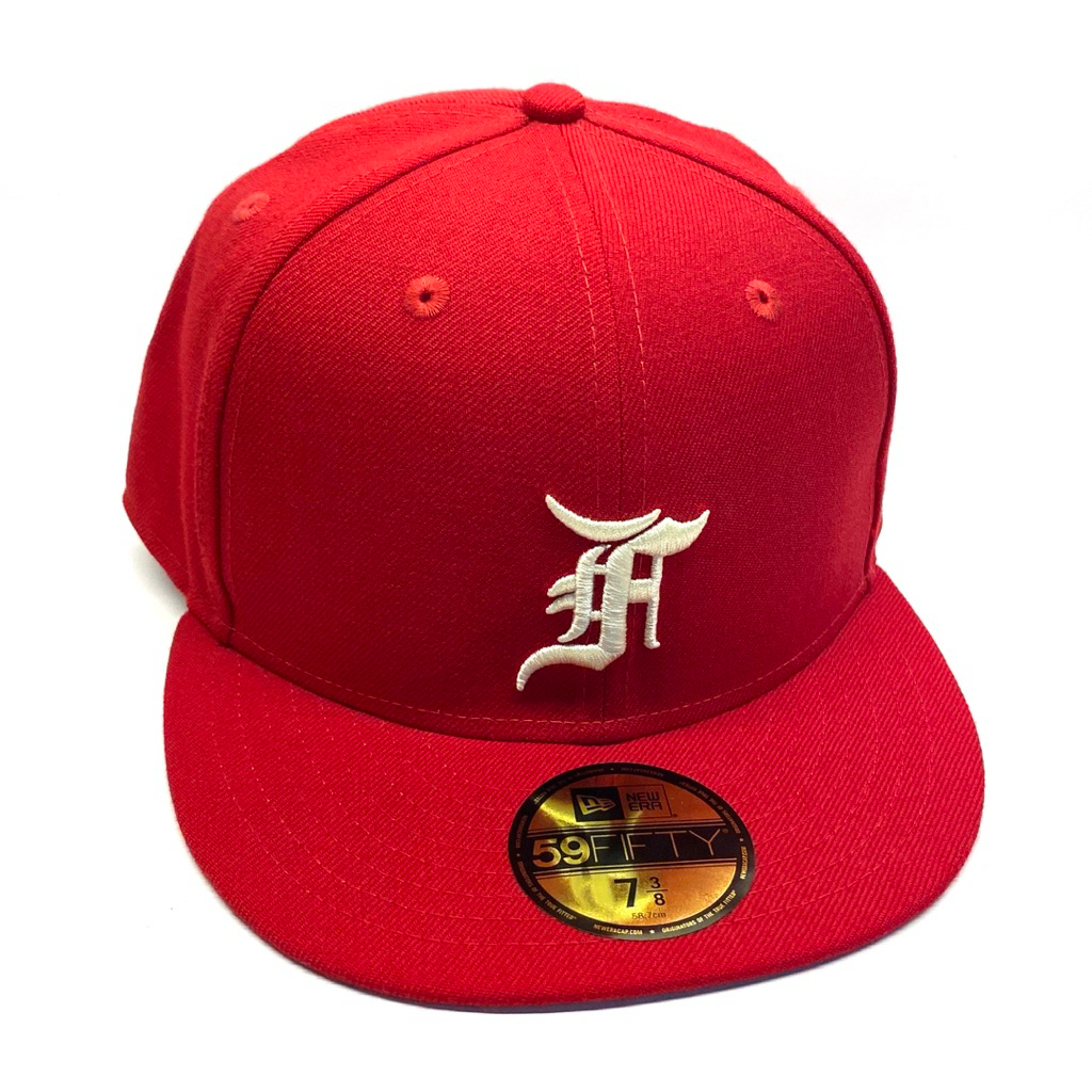 Topi New Era Cap Original 100% 59Fifty Fear of God FOG x MLB Cincinnati Reds Red