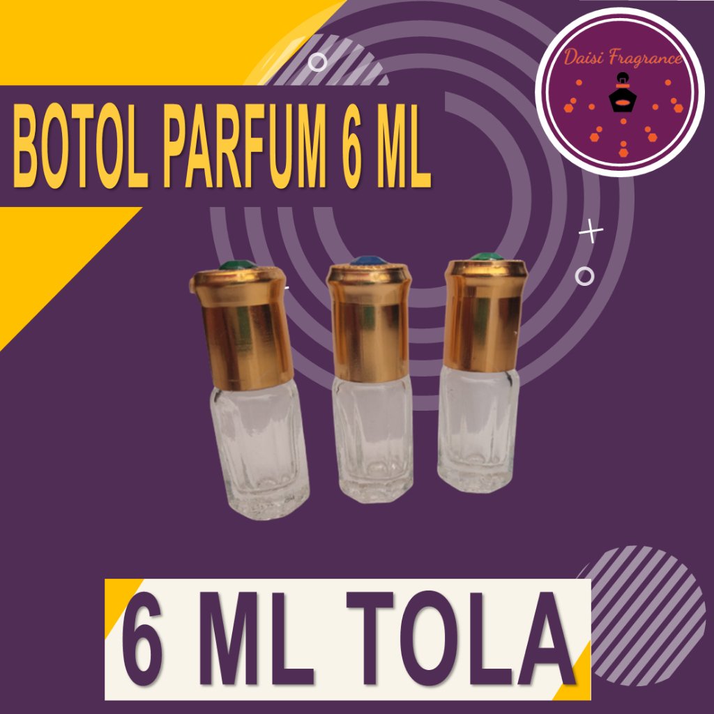 BOTOL PARFUM SROLL ON 6 TOLA ML|BEST SELLER|BOTOL KACA