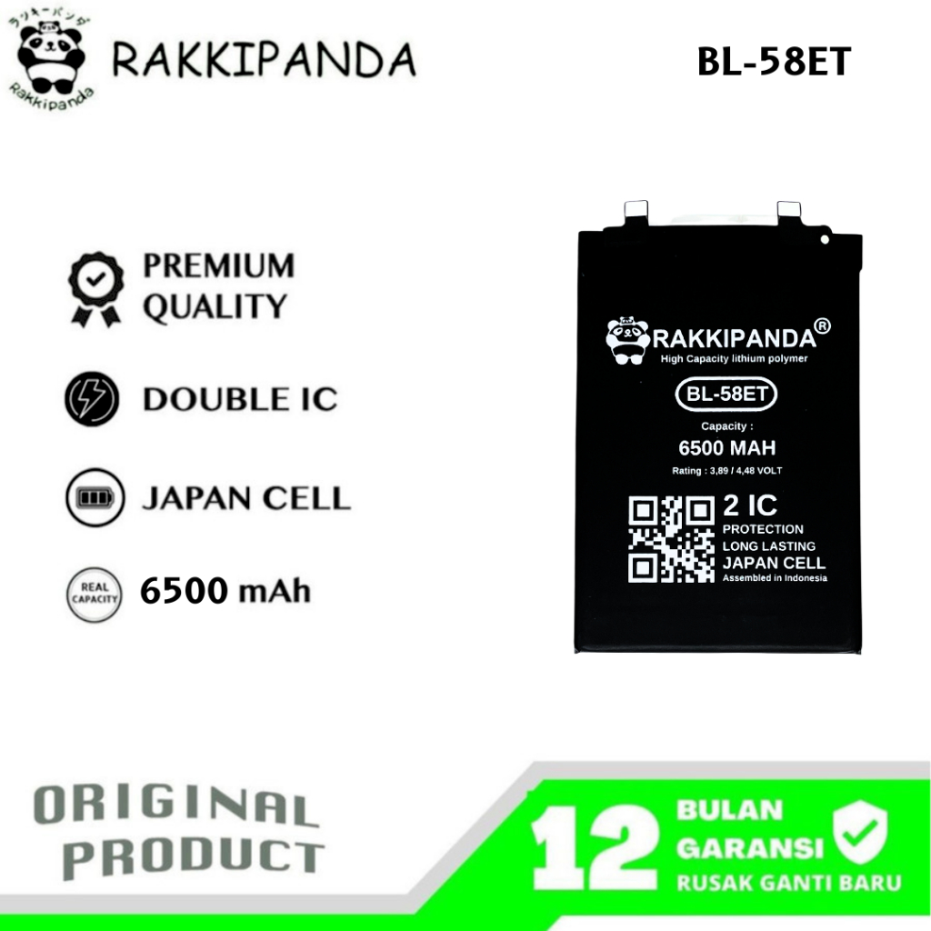 RakkiPanda - BL-58ET Tecno Pova 5 Batre Batrai Baterai