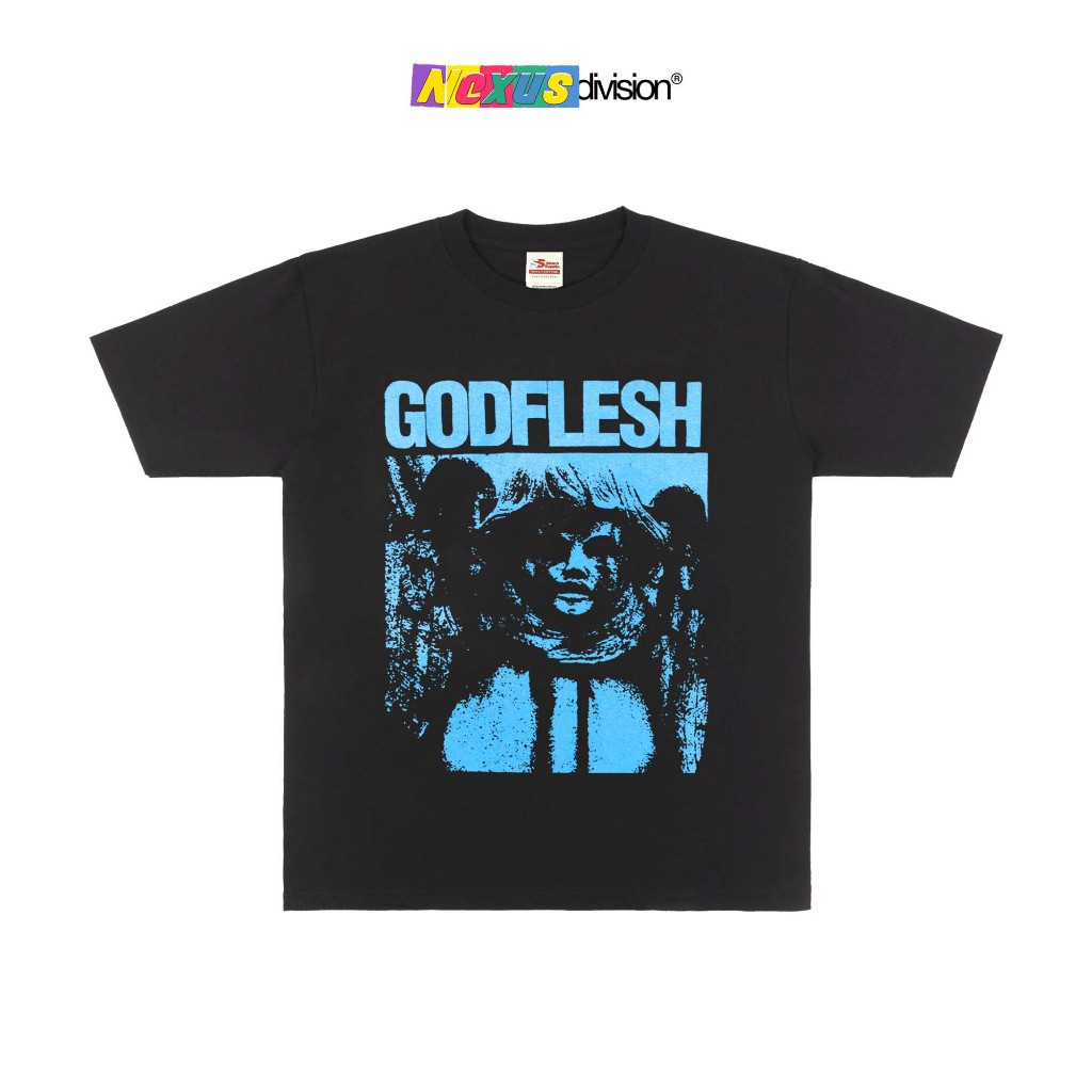 Godflesh - Godflesh PURE Tshirt Black - Kaos Band Heavy Weight 16s