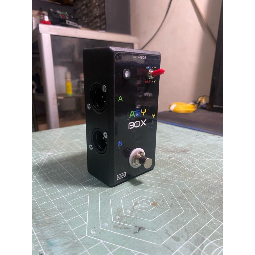 EFEK ASFX ABY BOX versi xlr canon untuk mic switch talkback