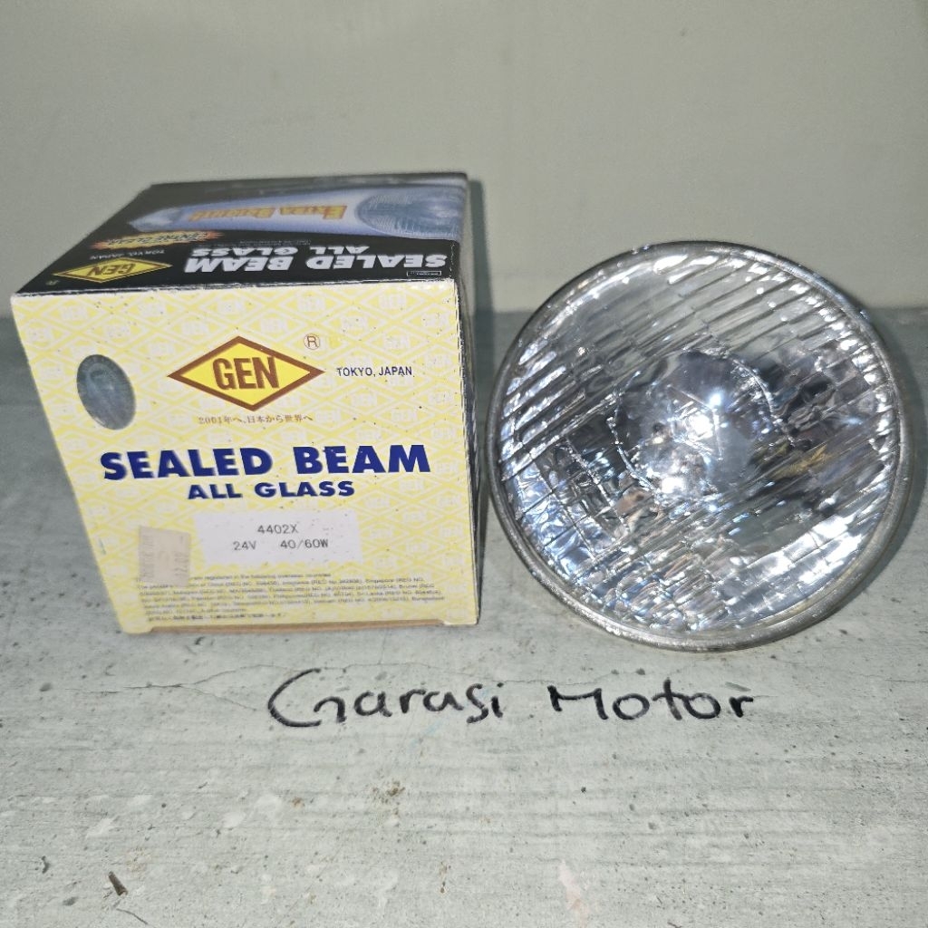REALIGHT LAMPU SEALED BEAM PS100 PS120 LAMA 4402X 24V 40/60W KAKI 3