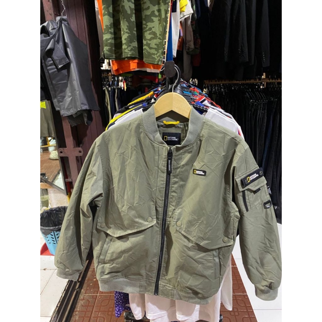 National Geographic Jacket Bomber Side Pocket