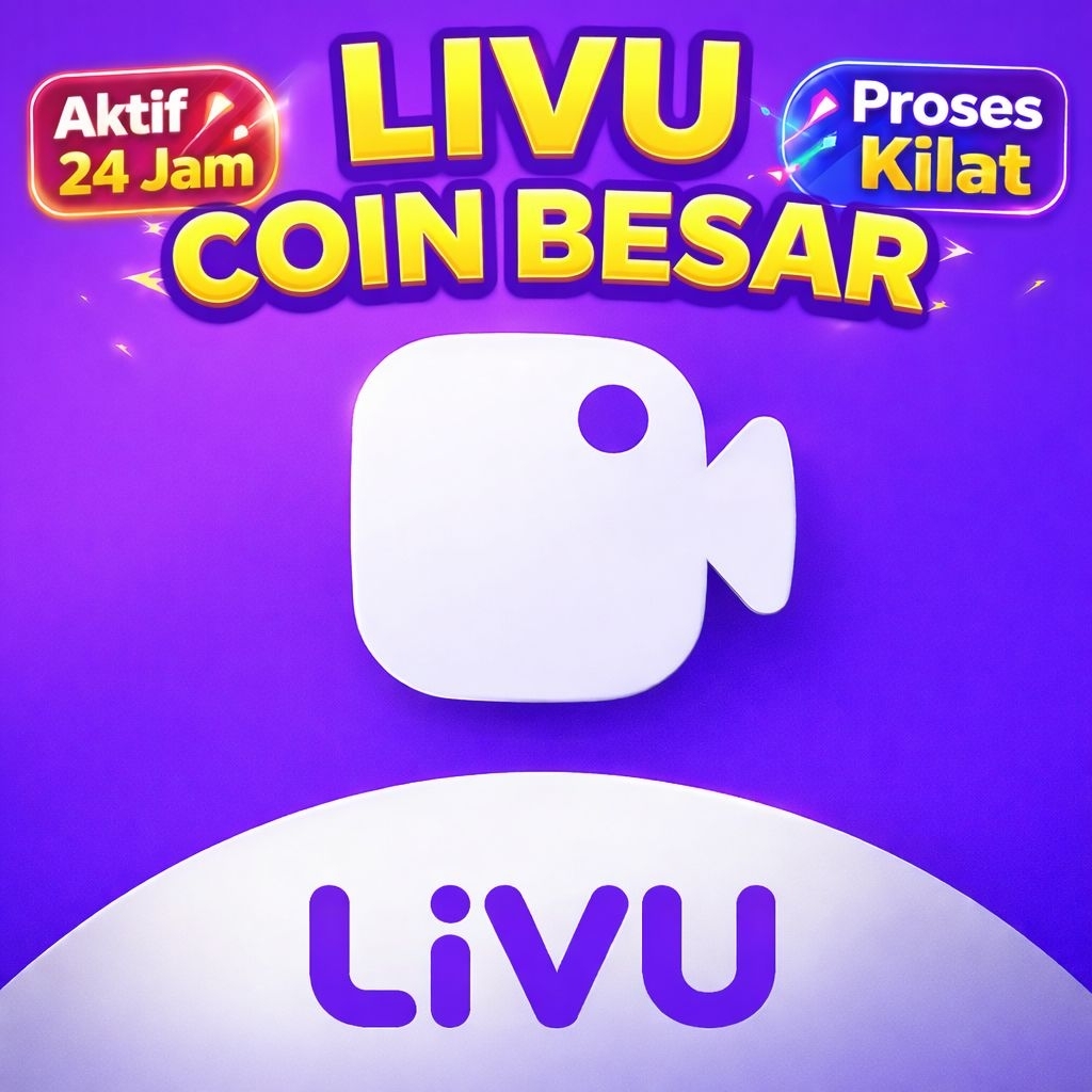 LIVU ISI KOIN BESAR - AKUN TINGGAL PAKAI MURAH PROSES KILAT