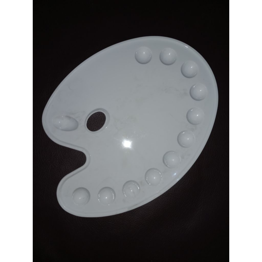 Palet Lukis Plastik Oval