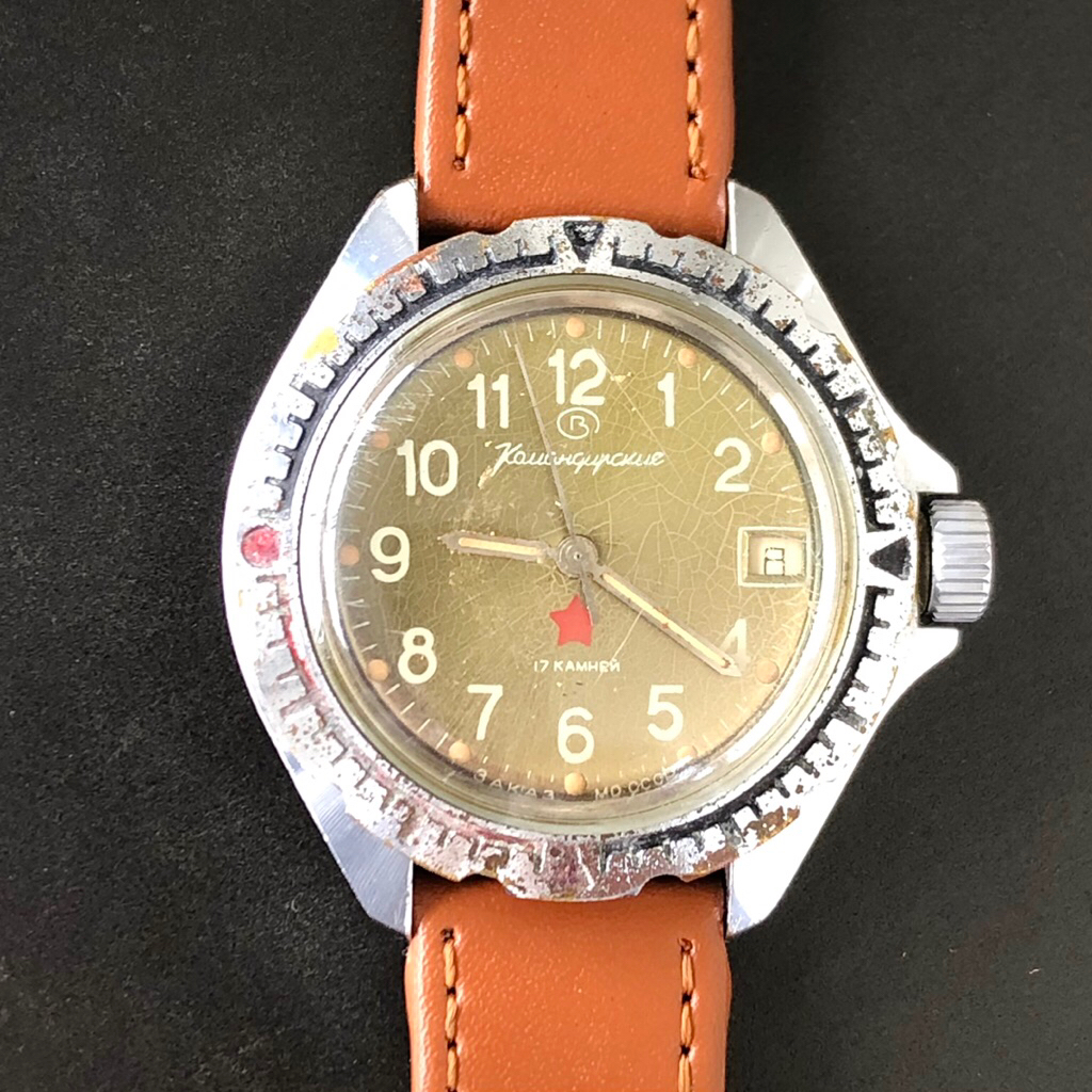 JAM TANGAN ORIGINAL BOCTOK / ARLOJI VINTAGE BOSTOK RUSSIA MADE