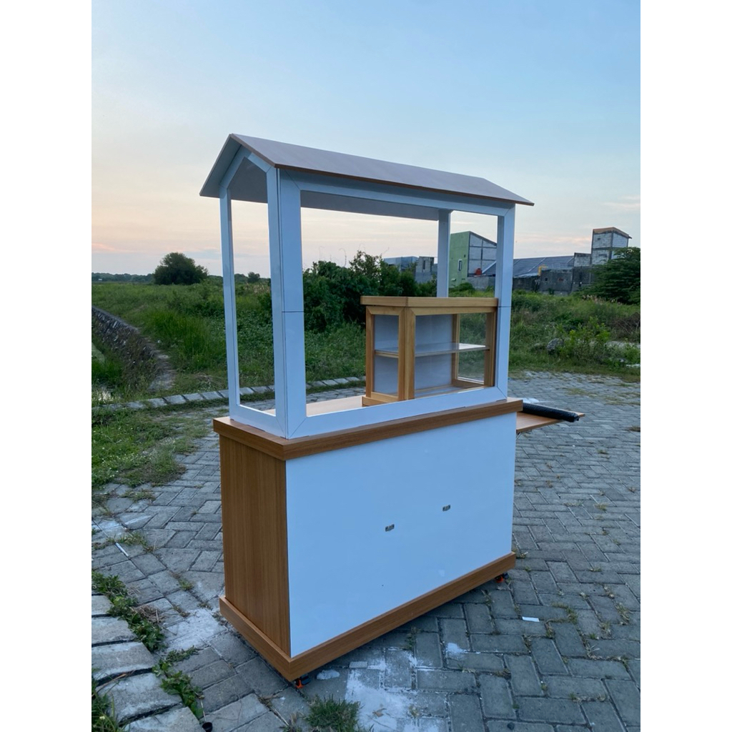 booth rombong portable