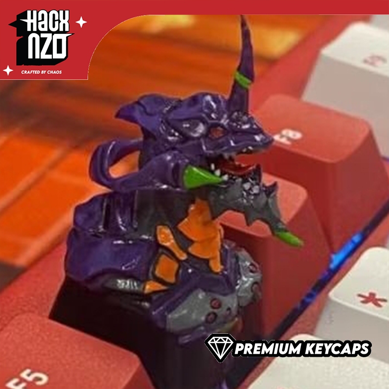 Keycaps Eva-01 Berserk Mode – Neon Genesis Evangelion Artisan Keycap