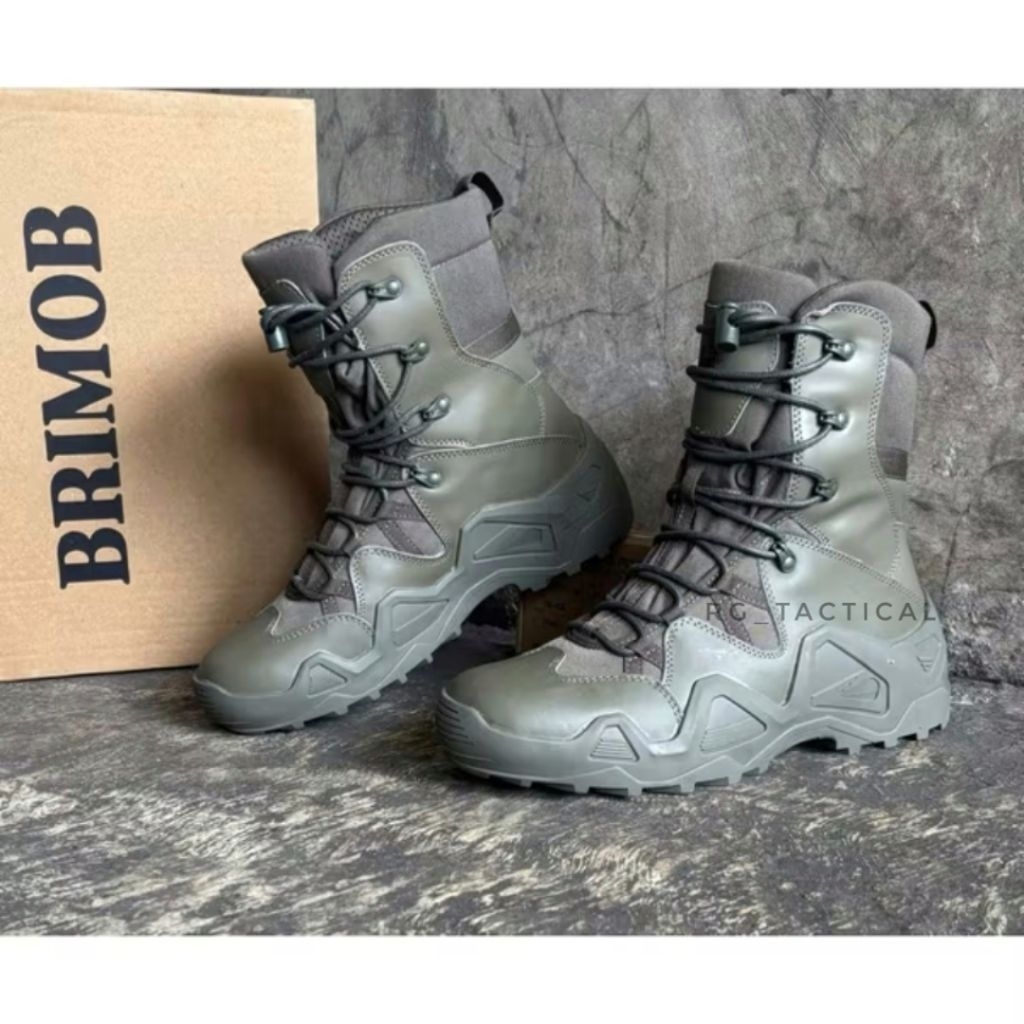 Sepatu PDL Hijau Brimob Jatah Terbaru 2025 / Sepatu PDL Hijau Brimob