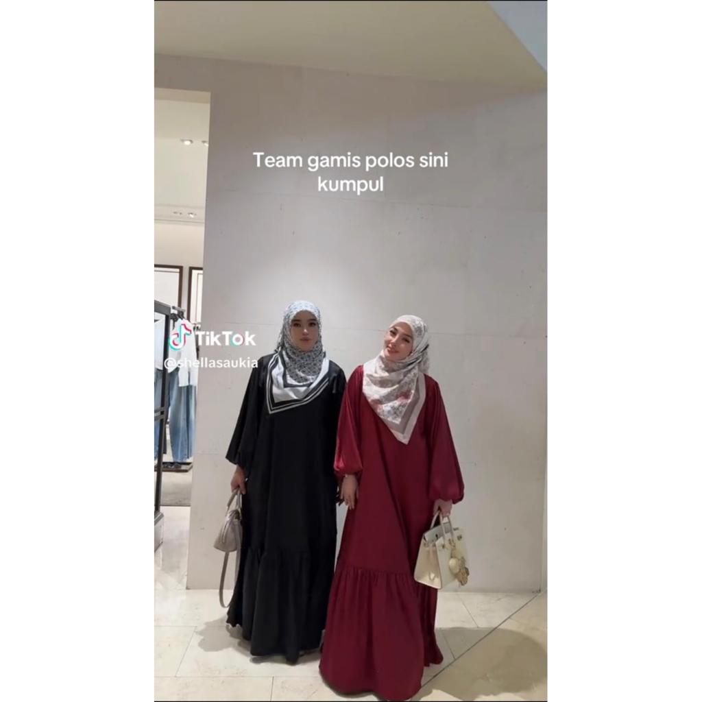 GAMIS SHELLA SAUKIA POLOS