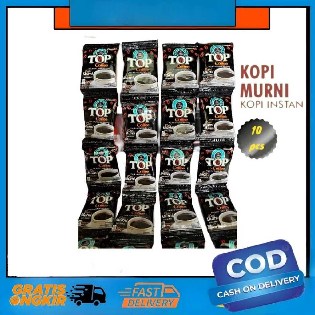 Kopi Top Murni Renceng 7gr Isi 10 Sachet
