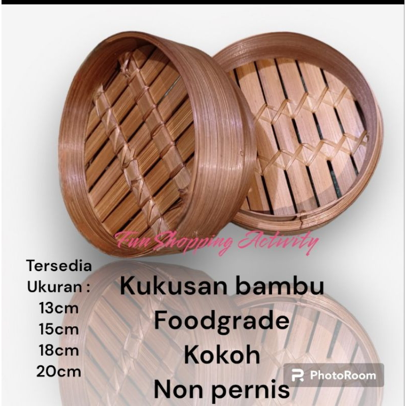 Kukusan bambu Tirisan bambu klakat bambu non pernis foodgrade