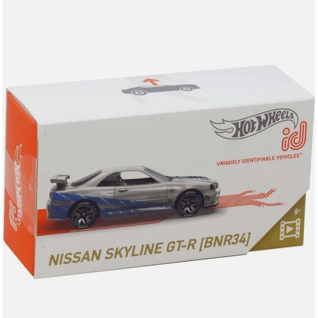 Hot Wheels ID fast and furious Nissan Skyline GTR BNR34 R34 Silver Zamac