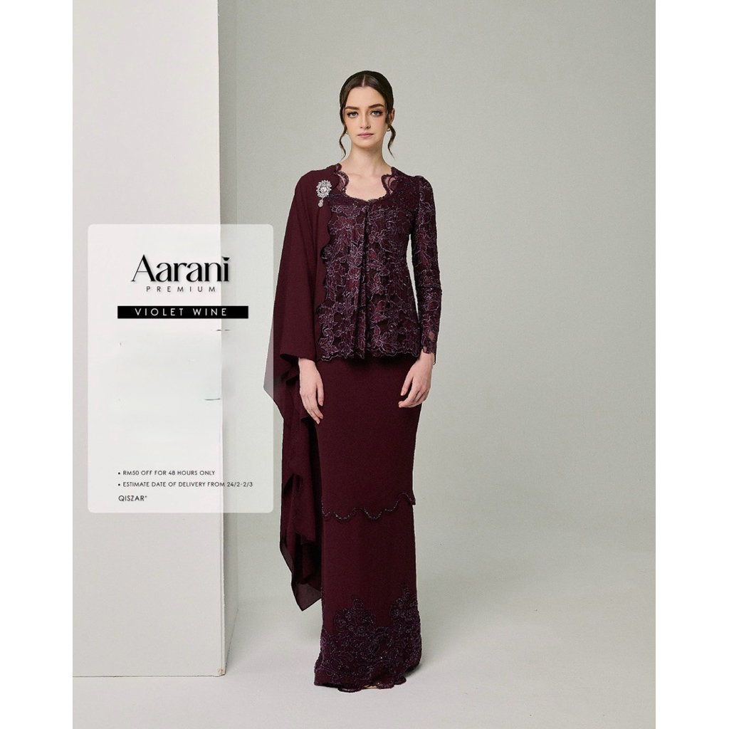 AARANI PREMIUM BAJU QISZAR BAJU PESTA BAJU WISUDA KURUNG MALAYSIA