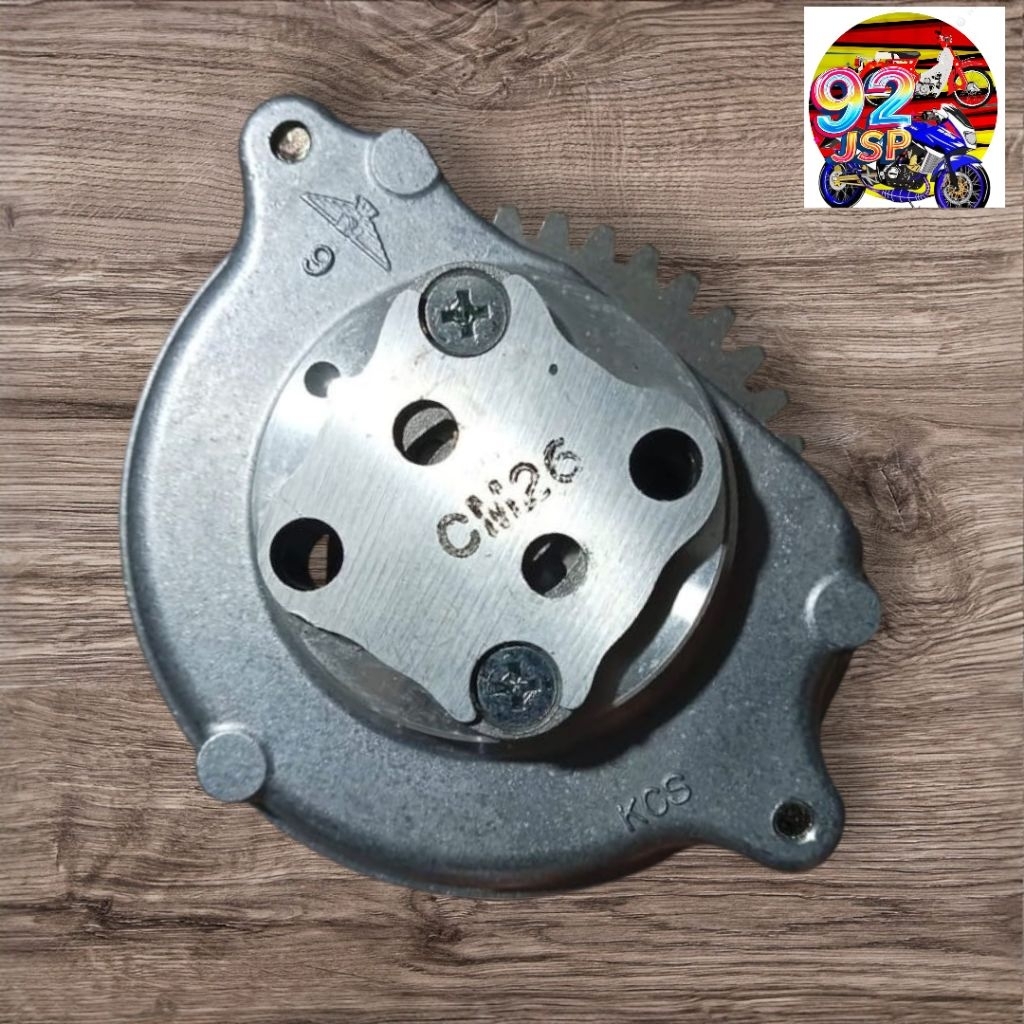 POMPA OLI PUMP OIL ASSY 37T GL PRO NEOTECH MEGAPRO GL MAX SERIES GL 100 ASLI ORIGINAL HONDA JAPAN NO