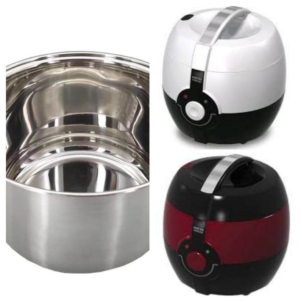 (PANCI SAJA) Panci Stainless Steel Innerpot Utk Magic Com Yong Ma YMC 302 /MC 1300 /MC 1400 (Robocom