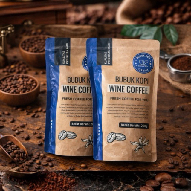 WINE COFFEE (Kopi Wine 100% Murni dan Halal)