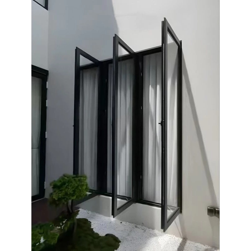 Jendela Aluminium 3 daun Free Packing Kayu