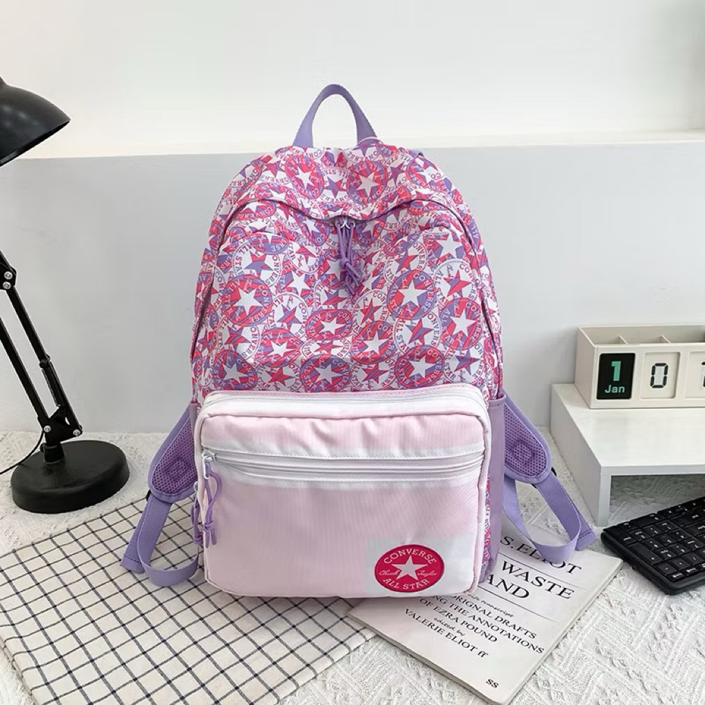 BACKPACK CONVERSE ALLSTAR STAR PINK || TAS RANSEL