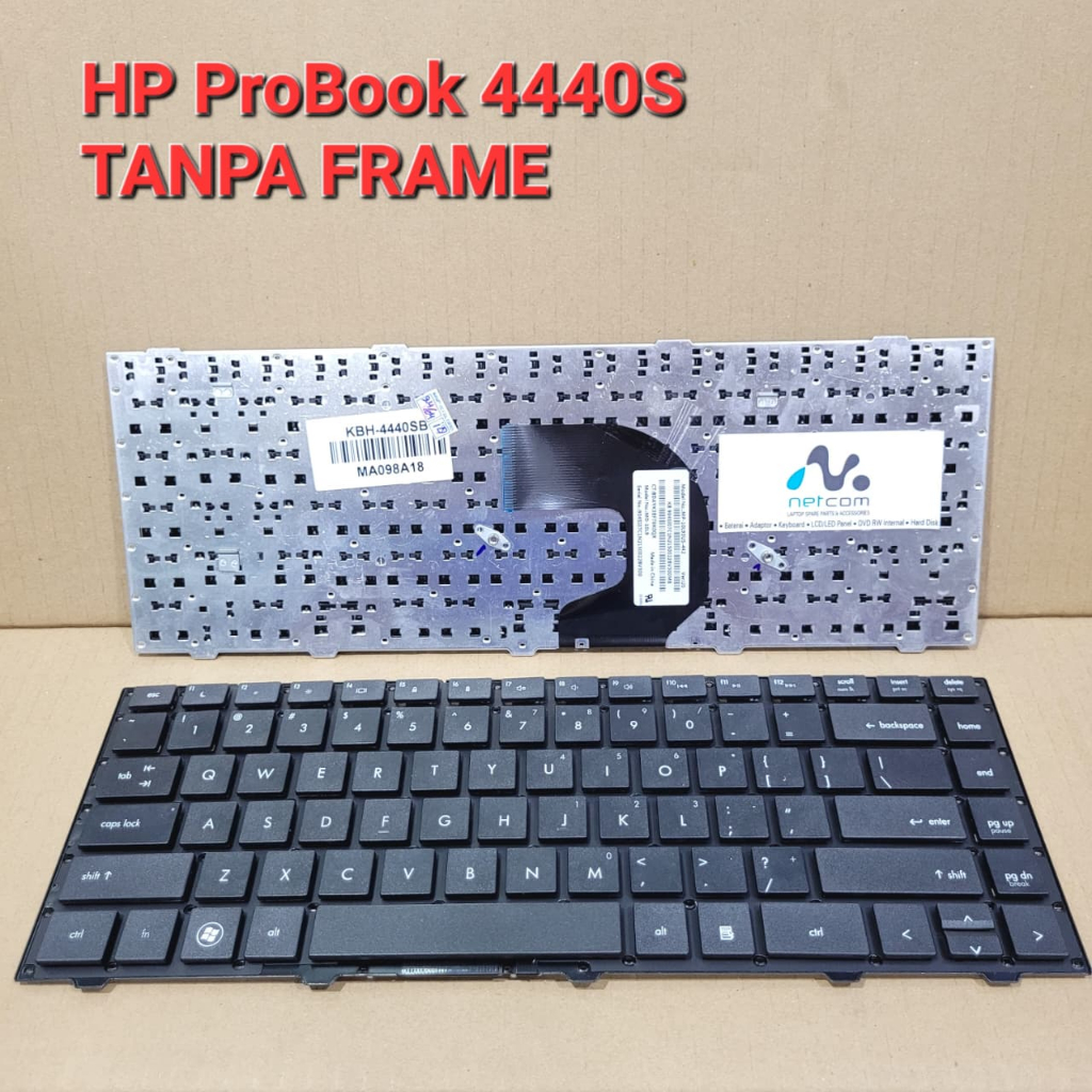 Keyboard HP Probook 4440 4440s 4441 4441s 4445 4445s 4446 4446s | TANPA FRAME