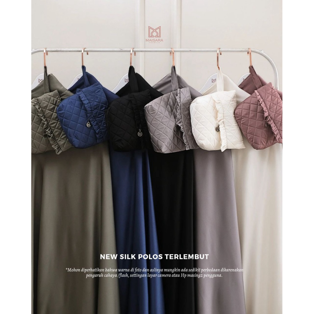 Mukena Silk Maisara Premium Polos