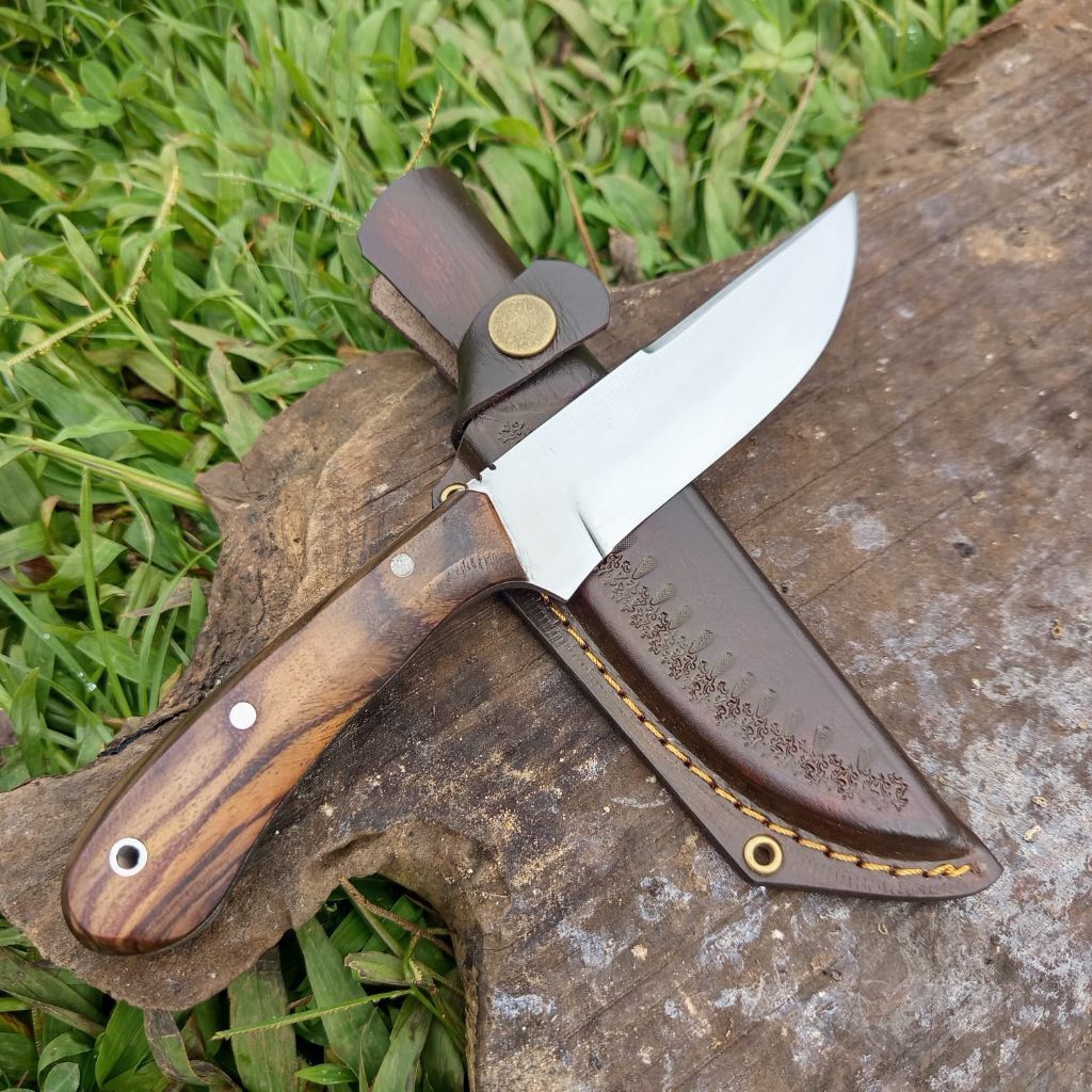 Pisau Skinner Fulltang Bahan Baja Hss Pisau Seset Panjang Bilah 12 cm Pisau Skinner Termurah Pisau H