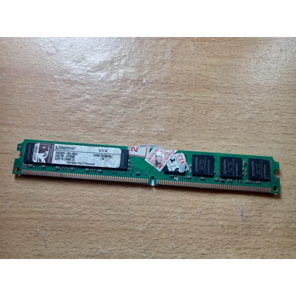 LONGDIMM MEMORY RAM DDR2 KINGSTON 1GB KVR667D2N5- ercomp1