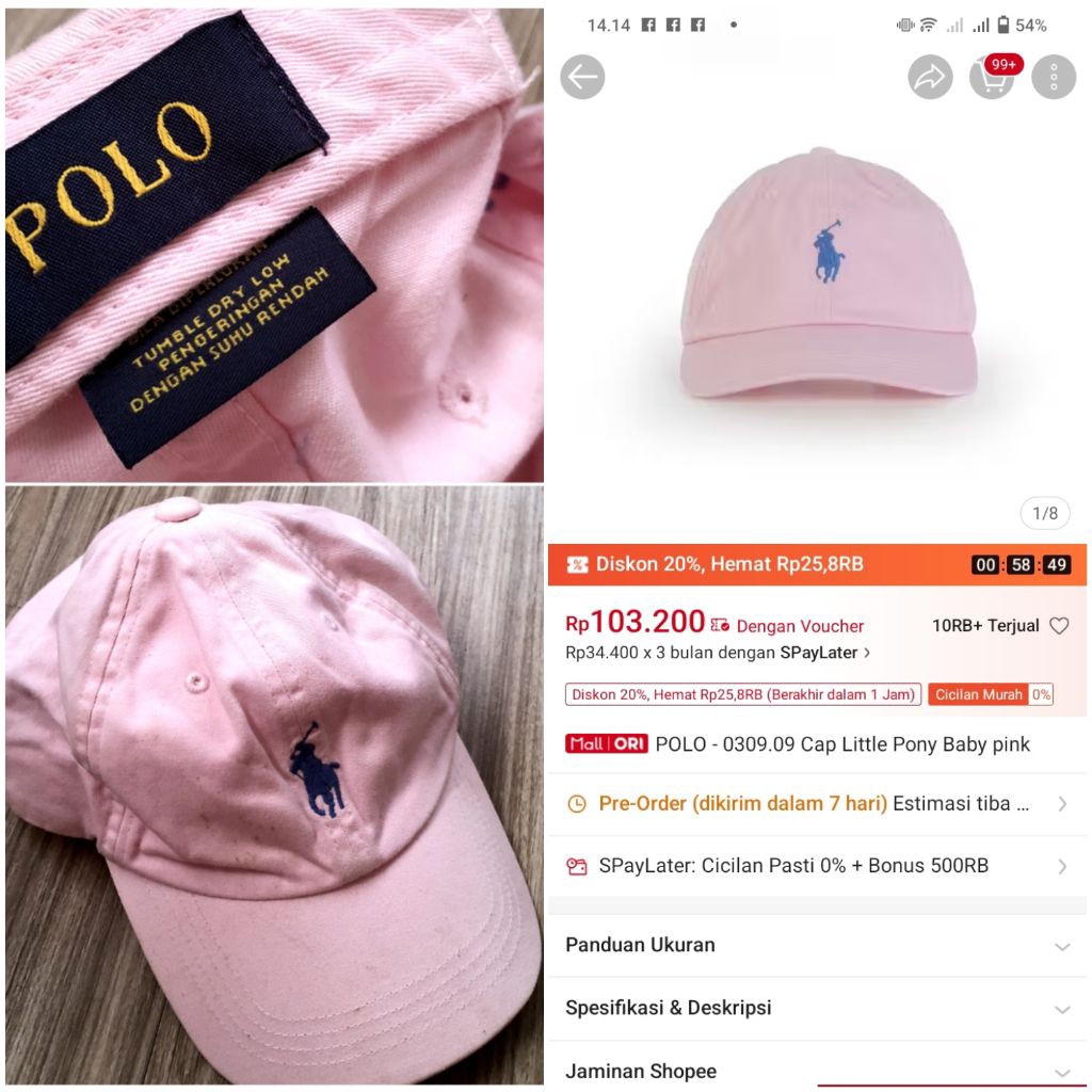 preloved topi polo ori official store