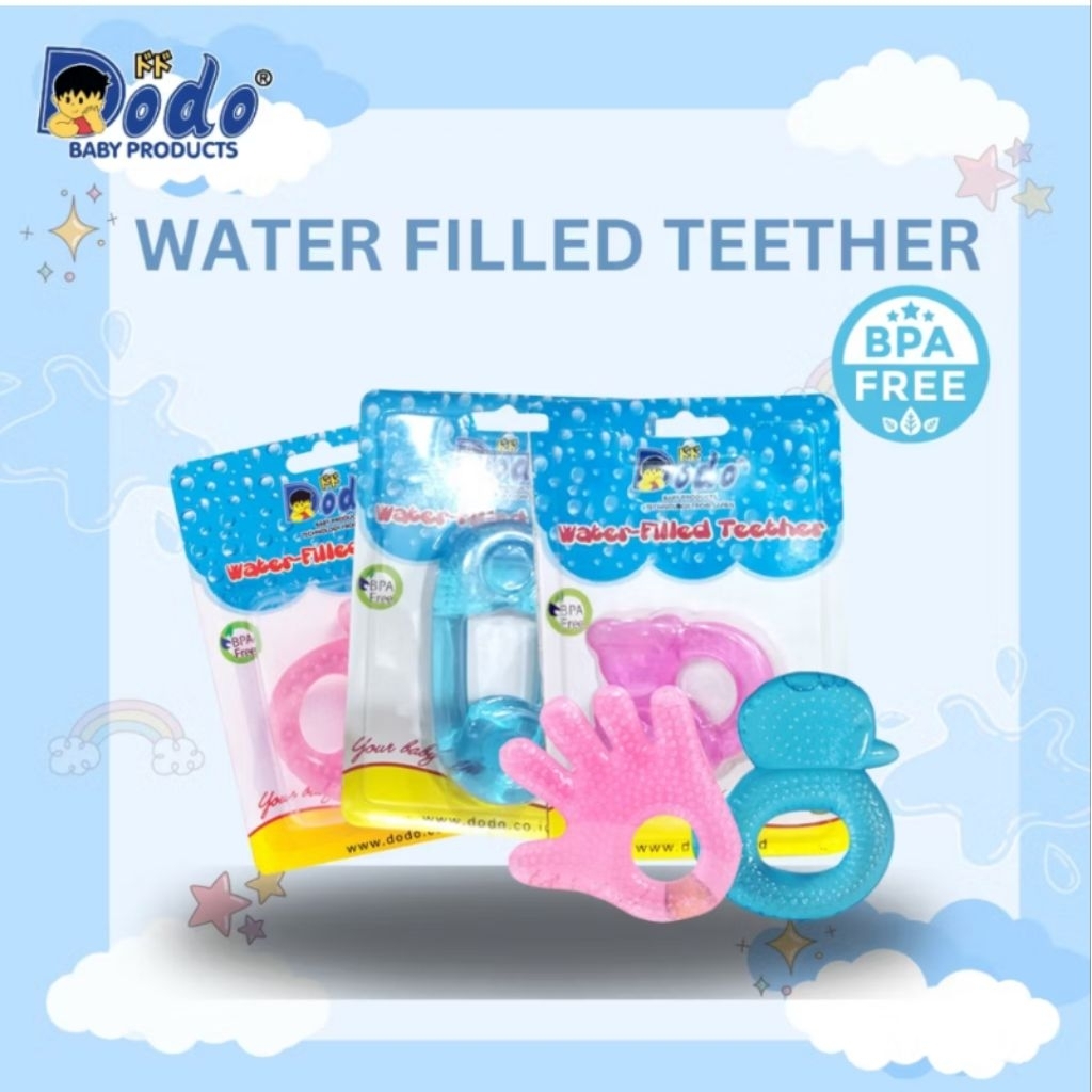 Dodo Water Filled Teether / Gigitan Bayi Bermotif Isi Air
