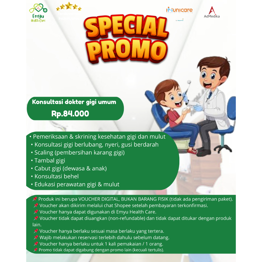 Konsultasi dokter gigi umum