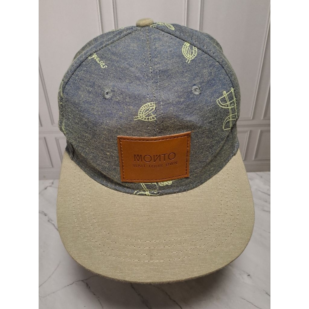 Topi Baseball Monto Second / Preloved Monto Denim