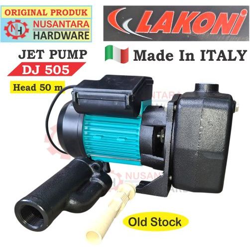 pompa jet pump 50 m LAKONI DJ 505 made in italia, pompa air sumur dalam LAKONI DJ 505 made in italia