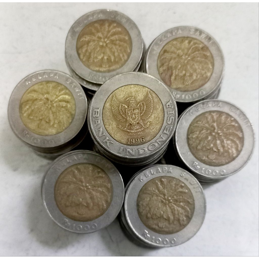Koin Rp1.000 Kelapa Sawit 1996
