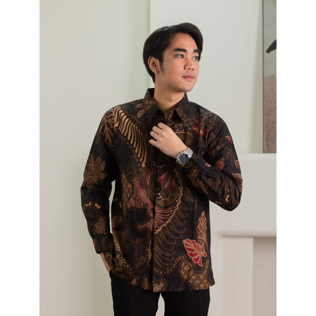 Batik Ayman - LENGAN PANJANG | Kemeja Batik Pria Katun Solo Halus