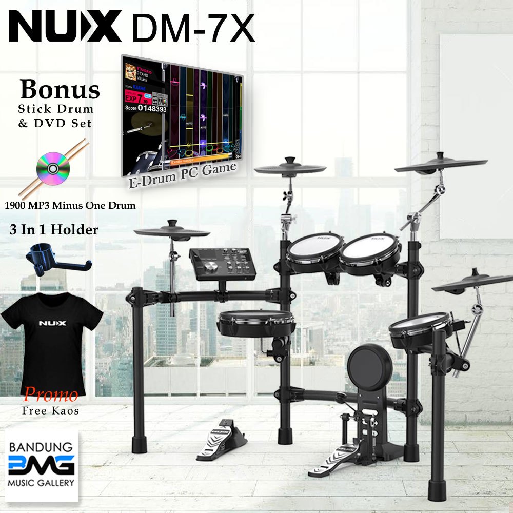 NUX DM7X Drum Elektrik / DM 7X / DM7 X / Electric Drum