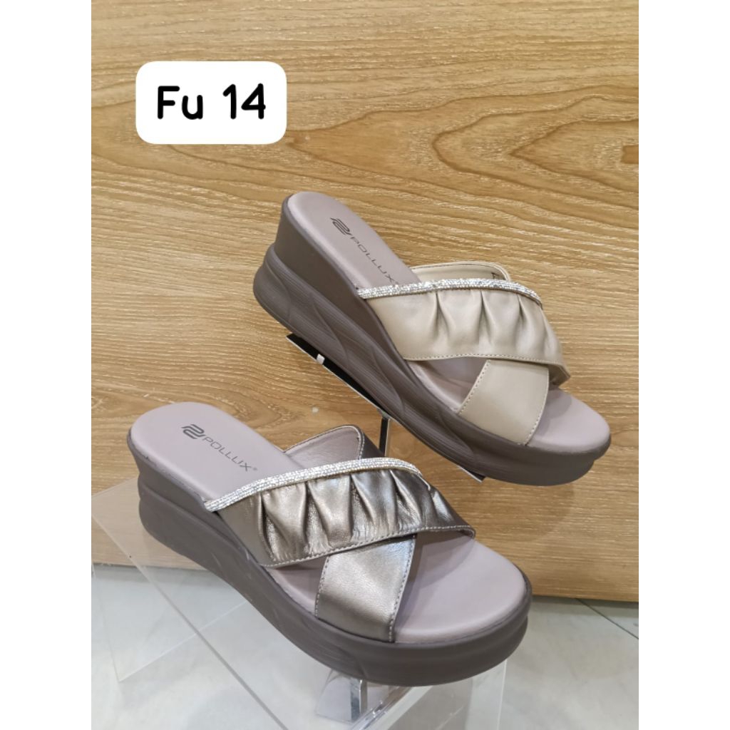 SANDAL WEDGES WANITA POLLUX FU014