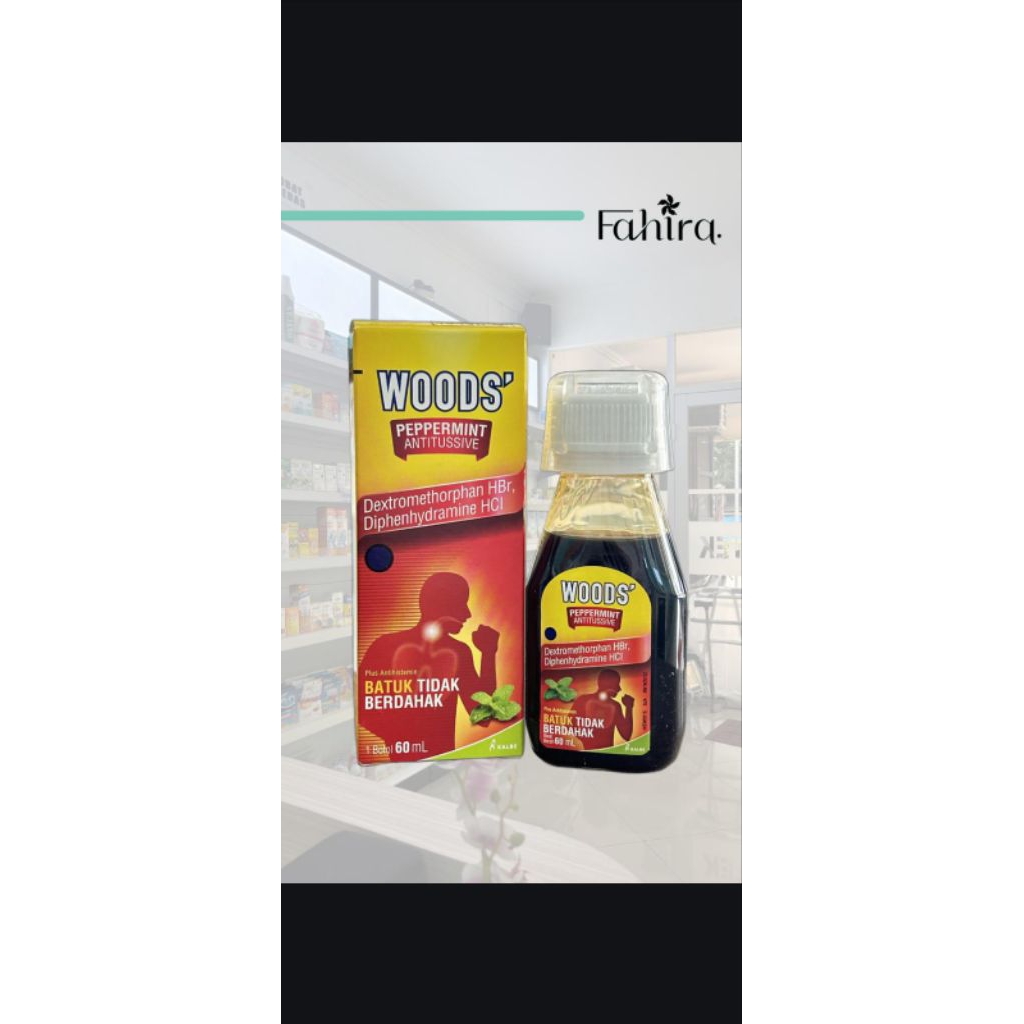Woods Antitusive 60ml - obat batuk kering