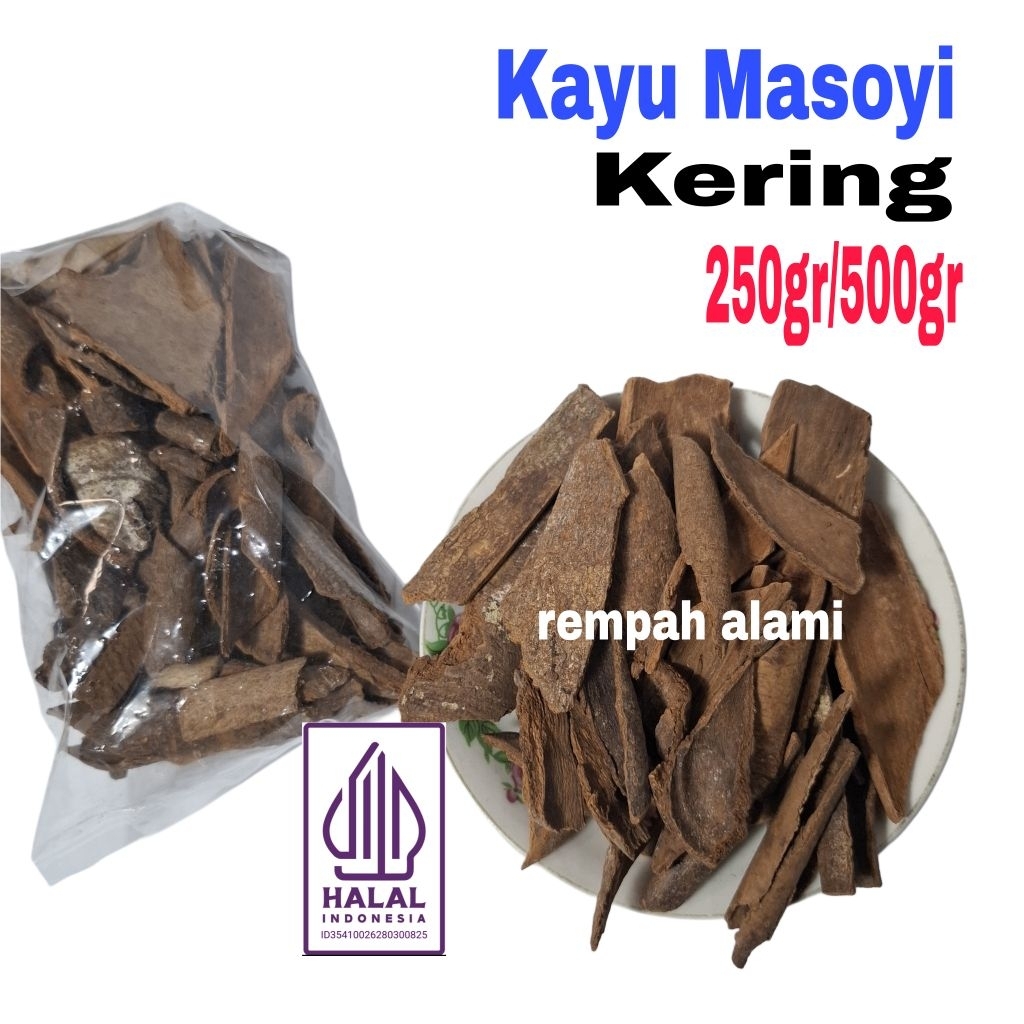 Masoyi / Kulit Kayu Masoyi Kering 250/500gr