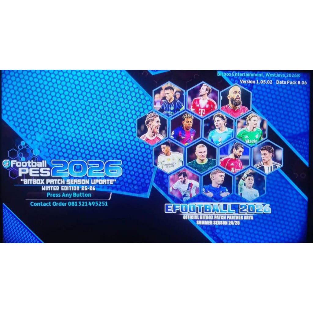 Efootball Terbaru PS3 Original All Type