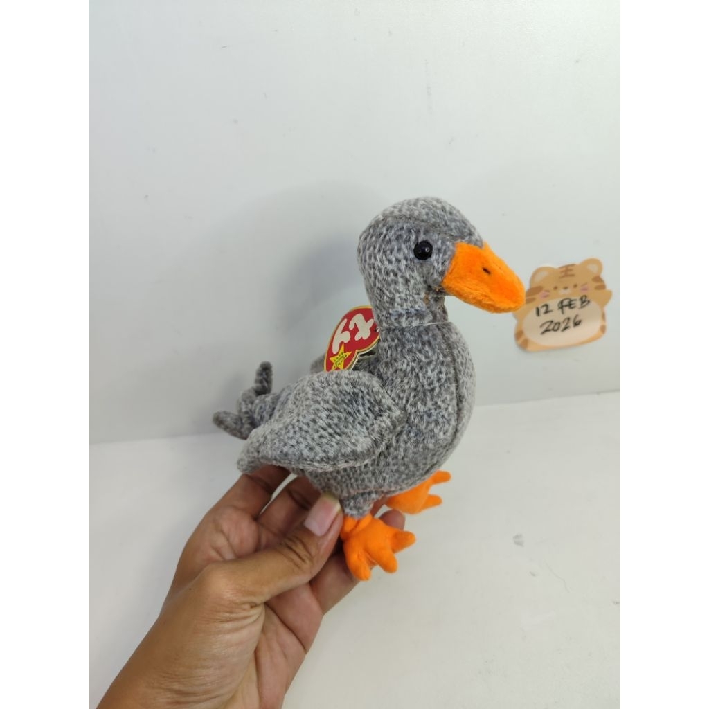 boneka ty beanie bebek sawah duck honks the goose