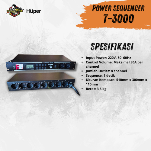 T-3000 POWER SEQUENCER HUPER BARCLAY
