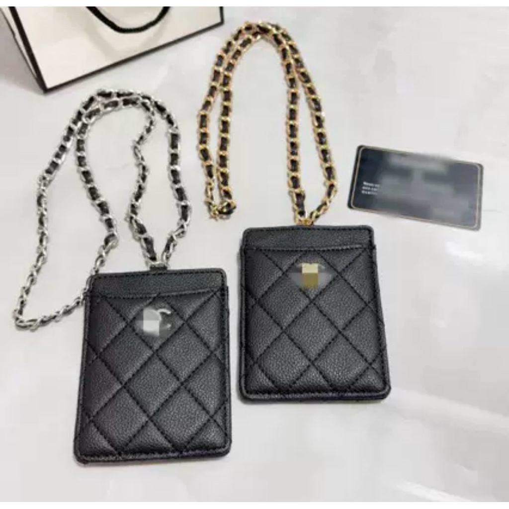 tempat kartu id card holder lanyard branded makeup gift